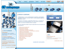 Tablet Screenshot of cswaterpumps.it